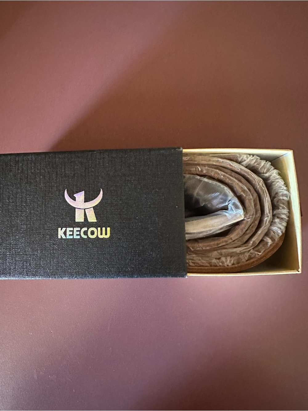 NEW KEECOW Full Grain Leather Belt